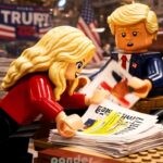Former President Trump and Aide Natalie Harp Featured in AI-Generated LEGO Parody Video Former President Trump and Aide Natalie Harp Featured in AI-Generated LEGO Parody Video
