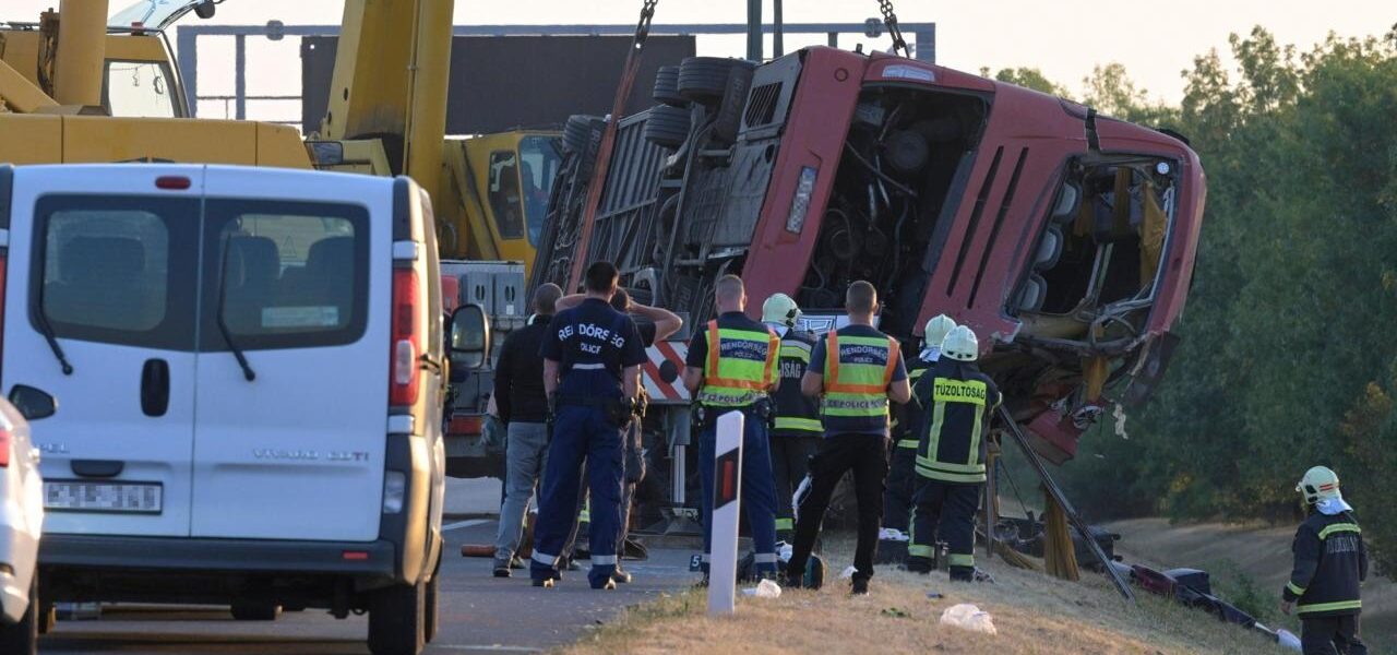 Tragedy Strikes: Twelve Dead, Dozens Injured in Hungarian Motorway Bus Crash Tragedy Strikes: Twelve Dead, Dozens Injured in Hungarian Motorway Bus Crash
