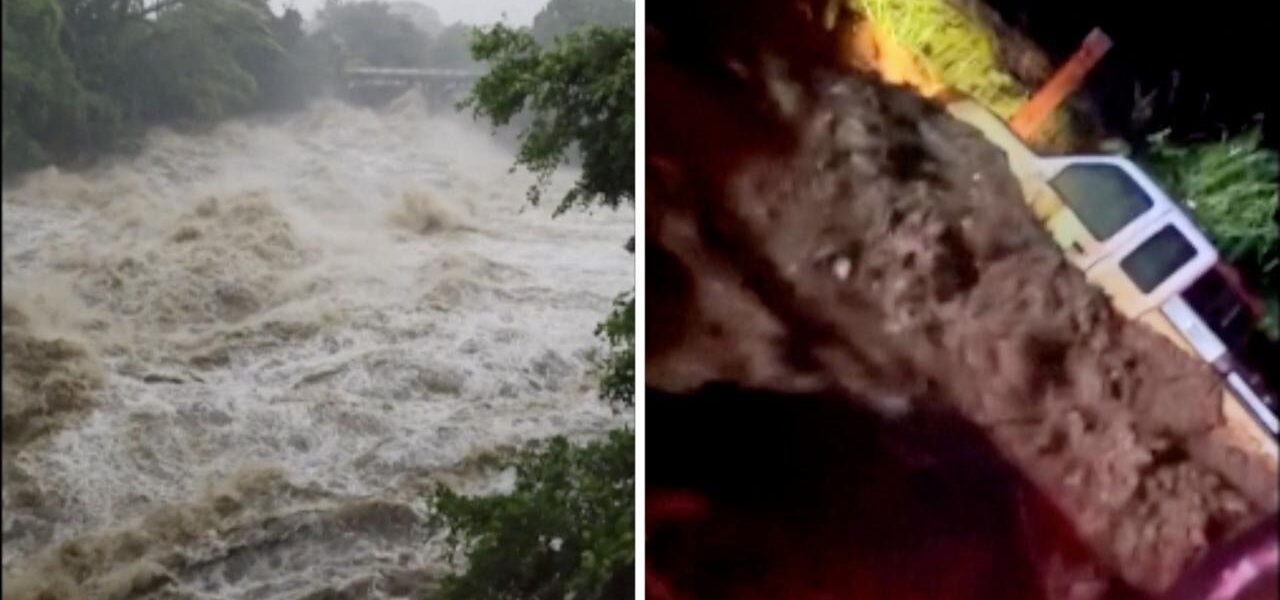 Hurricane Lala: Flash Flood Sweeps Vehicle Away in Hawaii