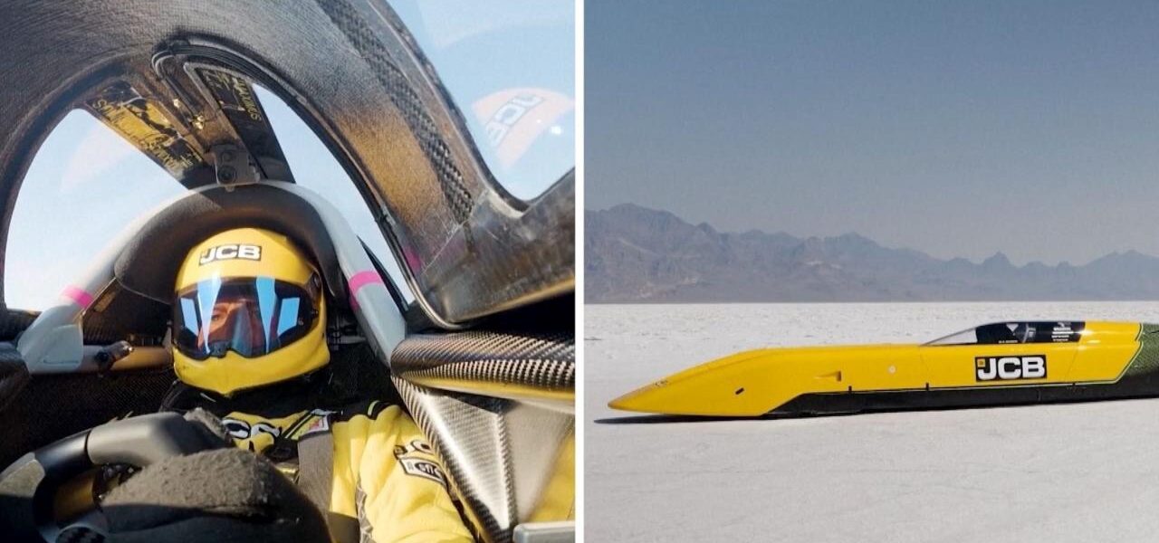 Hydrogen-Powered Vehicle Sets New Land Speed Record at 406 mph Hydrogen-Powered Vehicle Sets New Land Speed Record at 406 mph