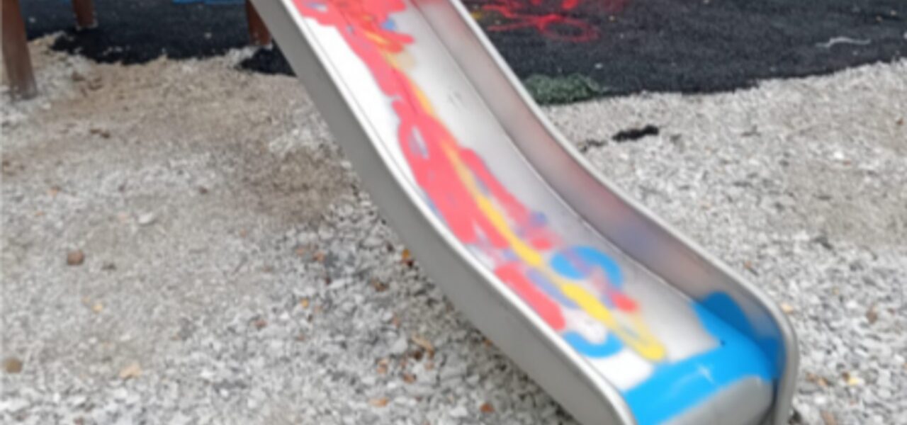 New Playground Vandalized Before Official Opening New Playground Vandalized Before Official Opening