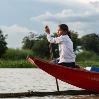 Cambodian Children Navigate Unique Challenges in Floating Village Schools