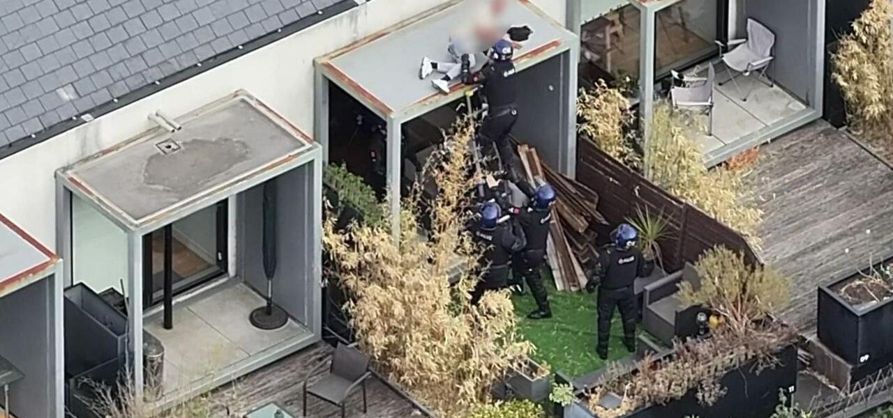 Greater Manchester Police Arrest Sleeping Suspect on Salford Roof Greater Manchester Police Arrest Sleeping Suspect on Salford Roof