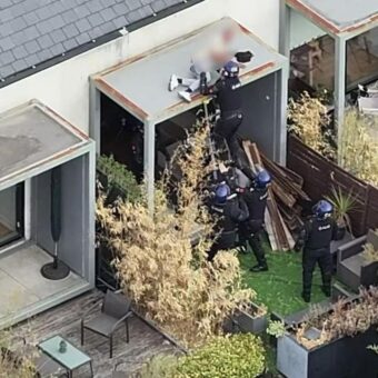 Greater Manchester Police Arrest Sleeping Suspect on Salford Roof Greater Manchester Police Arrest Sleeping Suspect on Salford Roof