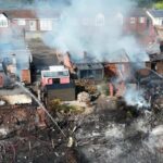 Residents Evacuated as Five Homes Engulfed in Caerphilly County Fire