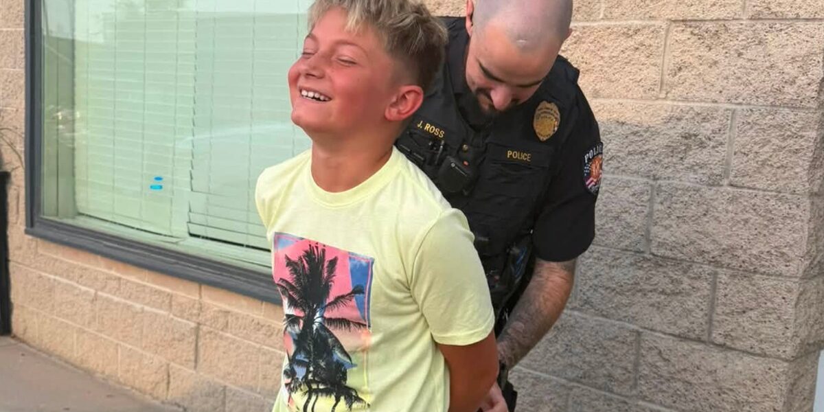 Colorado Mom Stages Playful ‘Arrest’ for Son’s Refusal of First-Day Photo