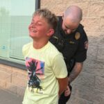 Colorado Mom Stages Playful ‘Arrest’ for Son’s Refusal of First-Day Photo
