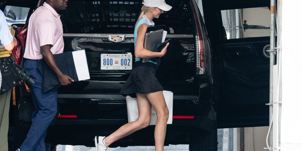 Natalie Harp Accompanies Trump to Virginia Golf Course Ahead of Indy Grand Prix