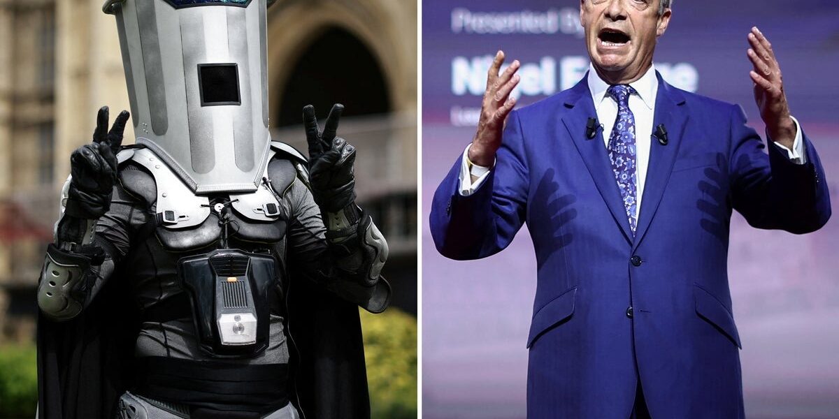 Farage Faces Binface in Clacton By-Election Showdown Farage Faces Binface in Clacton By-Election Showdown