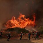 Greece Wildfires: Thousands Evacuated as Flames Rage for Fifth Day Greece Wildfires: Thousands Evacuated as Flames Rage for Fifth Day
