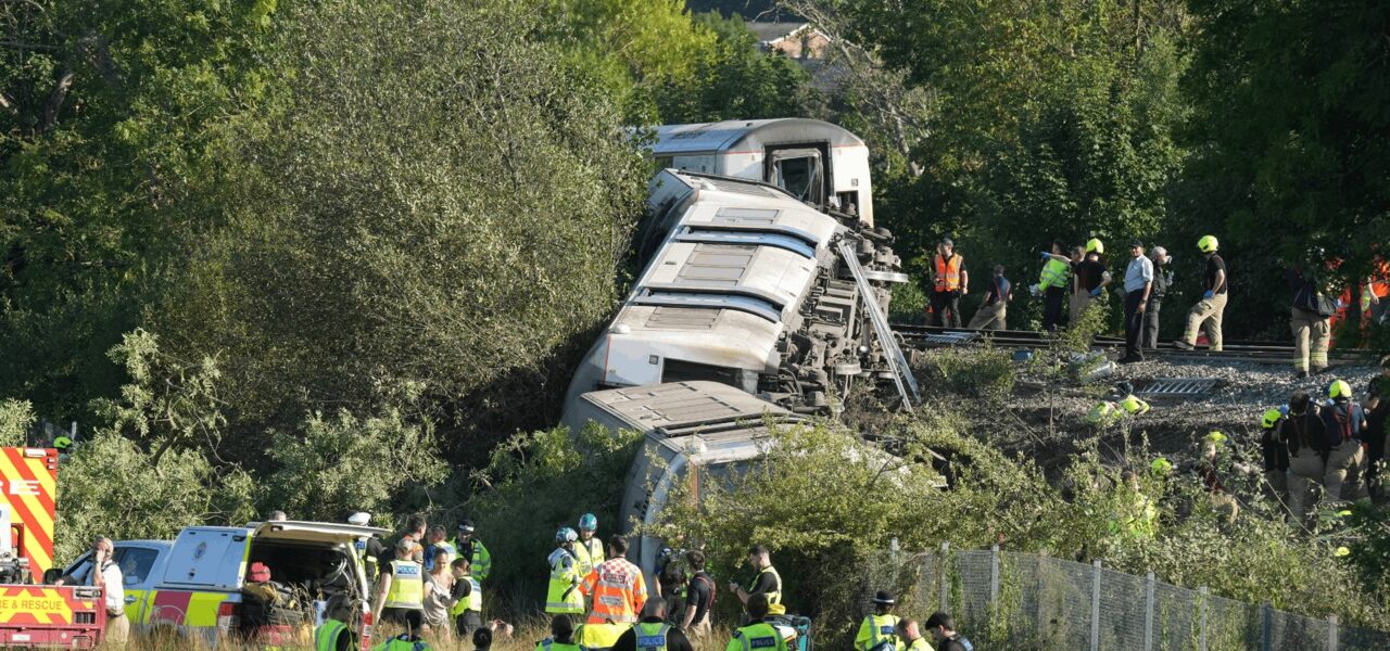 Emergency Declared: Two Critically Injured as UK Passenger Train Derails Emergency Declared: Two Critically Injured as UK Passenger Train Derails