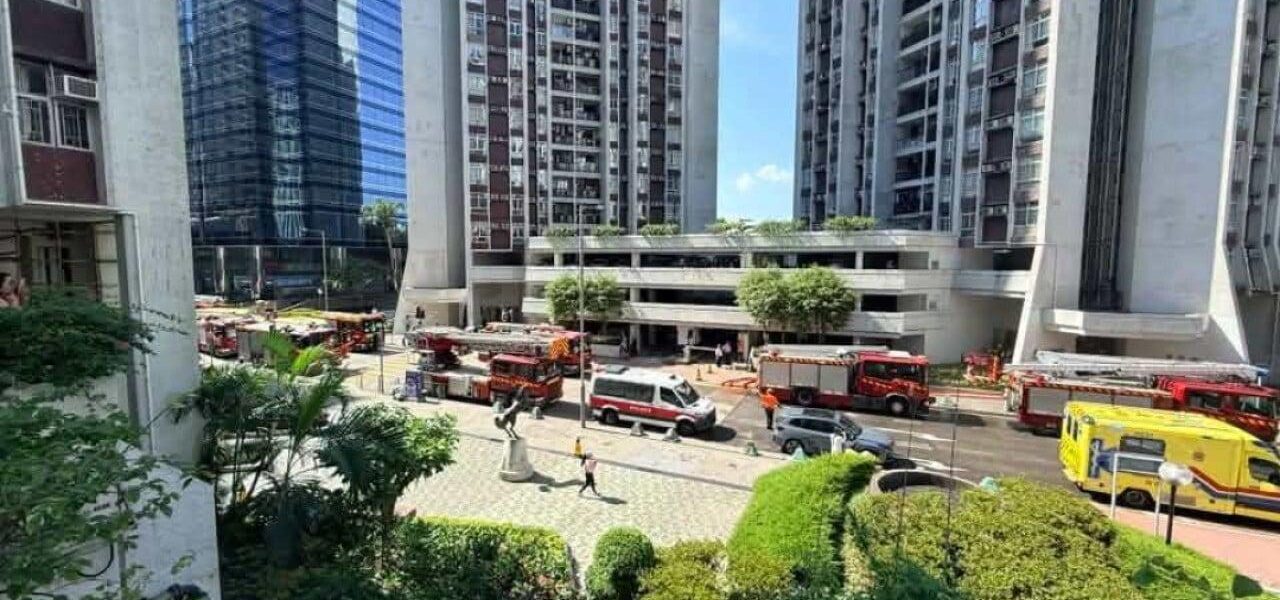 12 Hospitalized After Hong Kong Apartment Fire, Suspected AC Malfunction