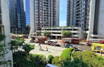 12 Hospitalized After Hong Kong Apartment Fire, Suspected AC Malfunction