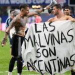 FIFA Sanctions Argentine Players, AFA Fined Over Falklands Banner Incident FIFA Sanctions Argentine Players, AFA Fined Over Falklands Banner Incident