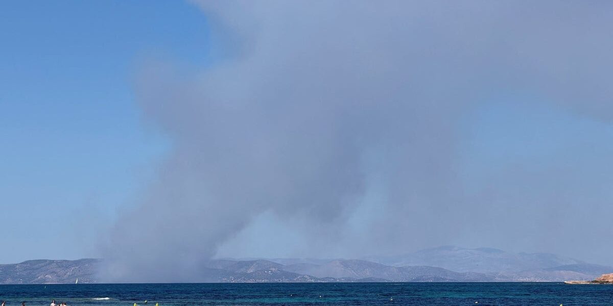 Tragedy Strikes: Two Dead as Wildfires Ravage Greek Island of Salamina
