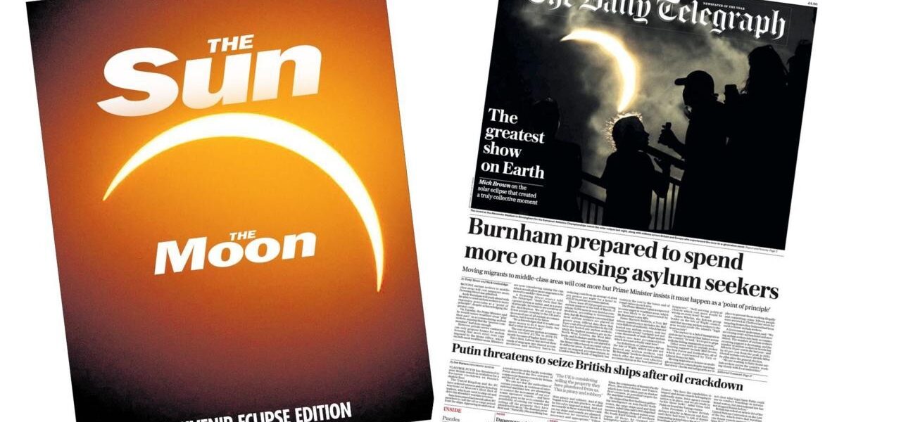UK and Europe Awestruck by Once-in-a-Generation Solar Eclipse UK and Europe Awestruck by Once-in-a-Generation Solar Eclipse