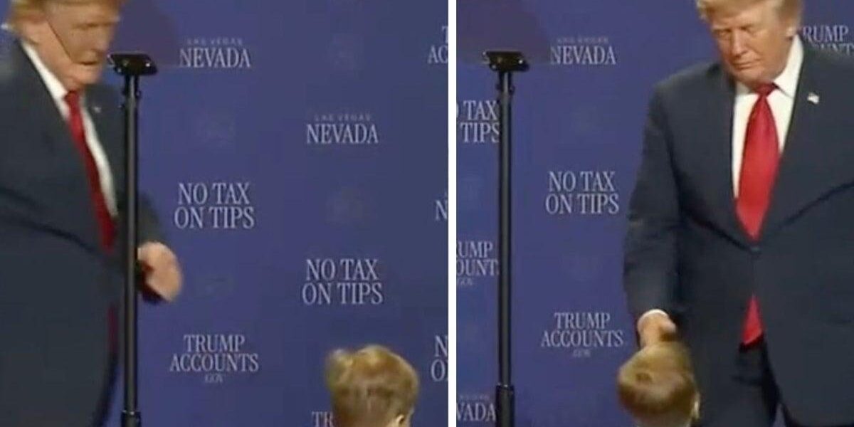 Donald Trump Invites Family Onstage, Swipes at Biden During Las Vegas Rally