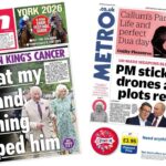 Queen Camilla’s Remarks on King’s Cancer Journey Highlighted in UK Newspapers