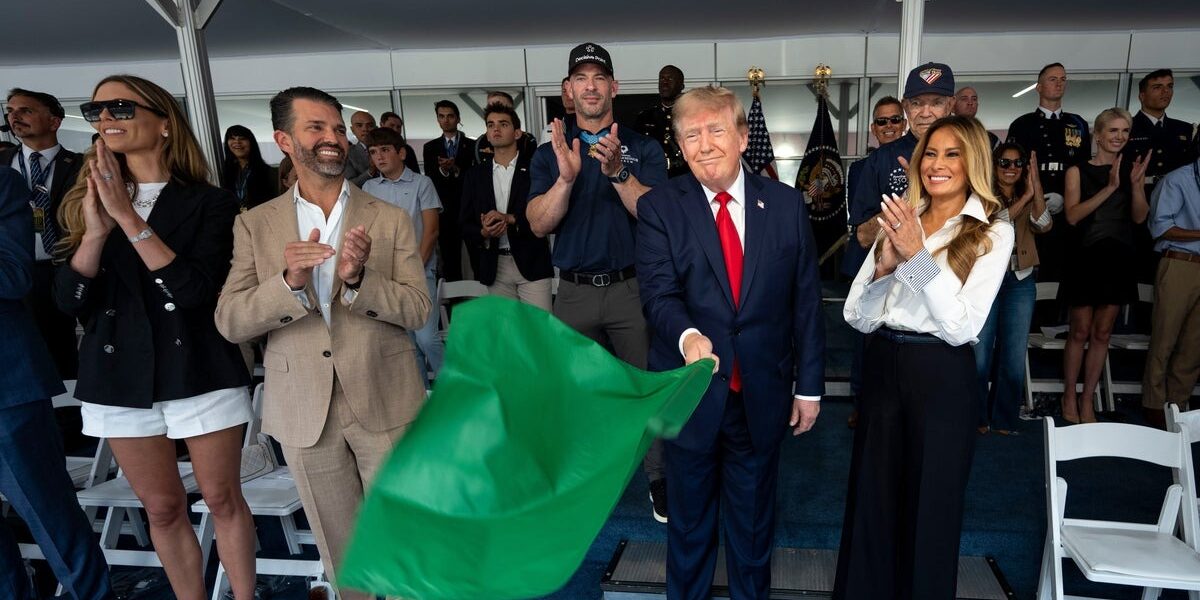 Trump Family and Inner Circle Attend Freedom 250 Grand Prix Trump Family and Inner Circle Attend Freedom 250 Grand Prix