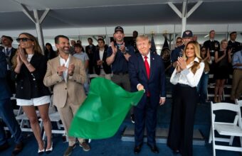 Trump Family and Inner Circle Attend Freedom 250 Grand Prix