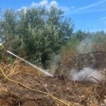 Firefighters Battle Blaze at Suspected Illegal Waste Dump in Trafford