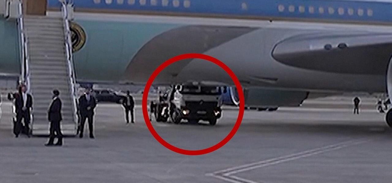 President’s Alleged Secret Exit from Air Force One Amid Iran Threat President’s Alleged Secret Exit from Air Force One Amid Iran Threat