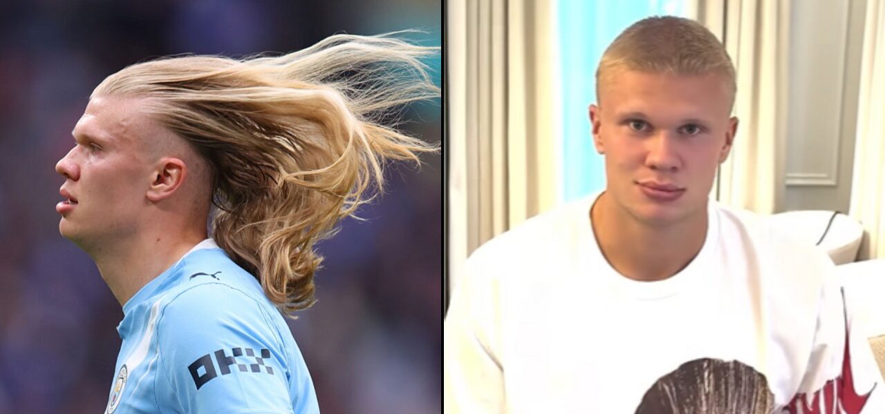 Erling Haaland Debuts New Buzz Cut Ahead of Premier League Season Erling Haaland Debuts New Buzz Cut Ahead of Premier League Season