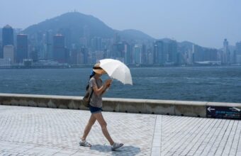 Hong Kong Experiences Record Heat as Severe Typhoon Dolphin Approaches