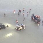 Migrants Assault French Police During UK Boat Crossing Attempt Migrants Assault French Police During UK Boat Crossing Attempt