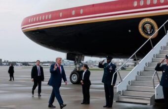 Trump Changes Flight Post-NATO Summit Amid Potential Threat Trump Changes Flight Post-NATO Summit Amid Potential Threat