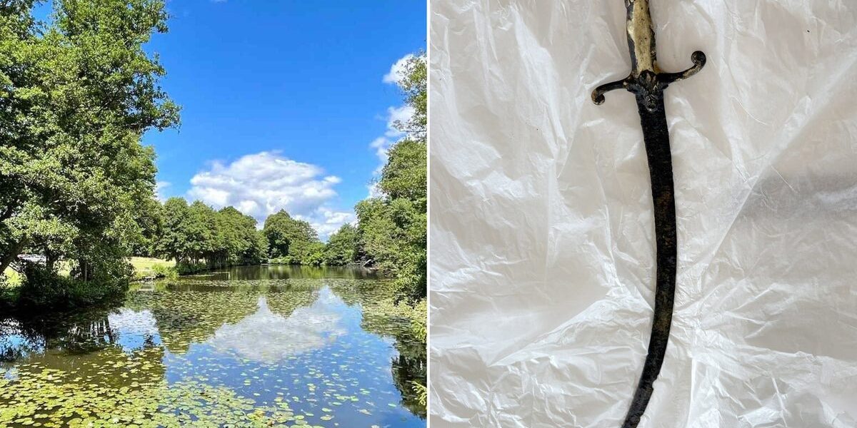 Ancient ‘Excalibur’ Sword Discovered in Kent Lake Amid Heatwave
