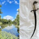 Ancient ‘Excalibur’ Sword Discovered in Kent Lake Amid Heatwave Ancient ‘Excalibur’ Sword Discovered in Kent Lake Amid Heatwave