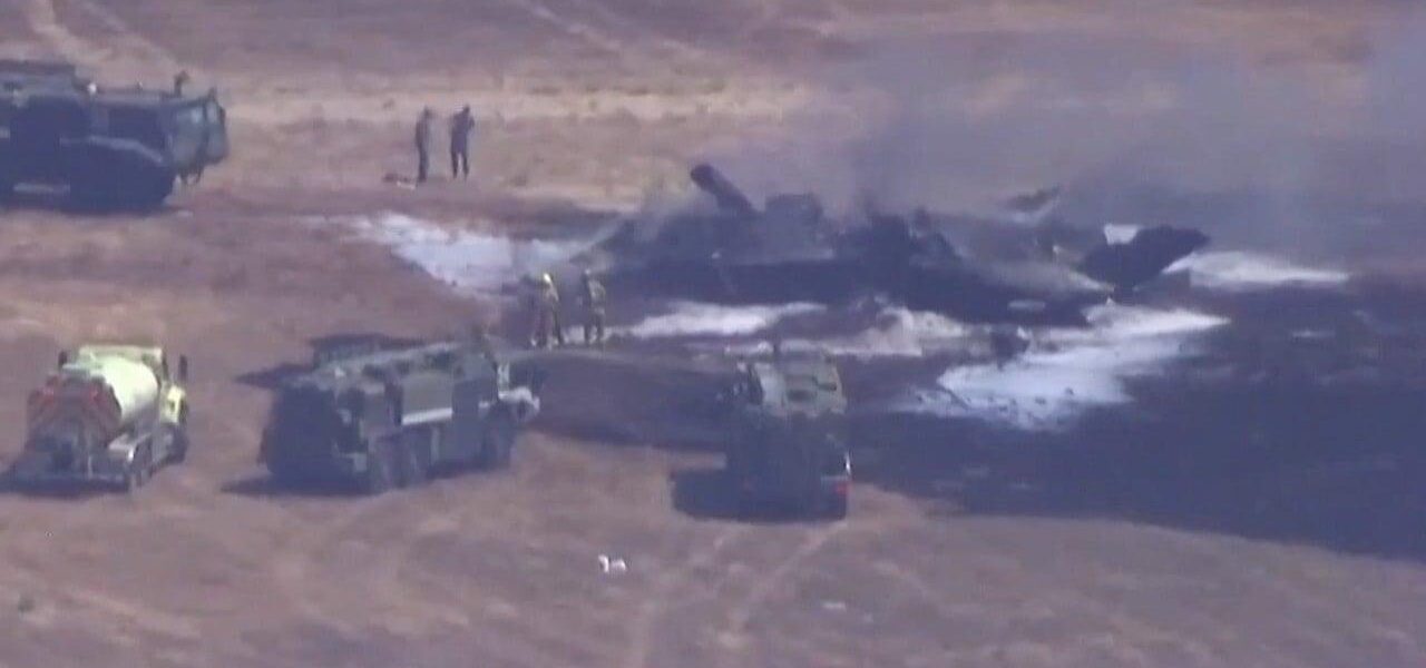 US Marine Corps F-35B Stealth Fighter Crashes in California, Pilot Ejects Safely