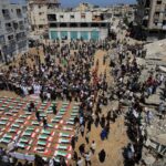Gaza City Holds Funeral for 112 Victims Buried Under Rubble for Nearly Three Years Gaza City Holds Funeral for 112 Victims Buried Under Rubble for Nearly Three Years