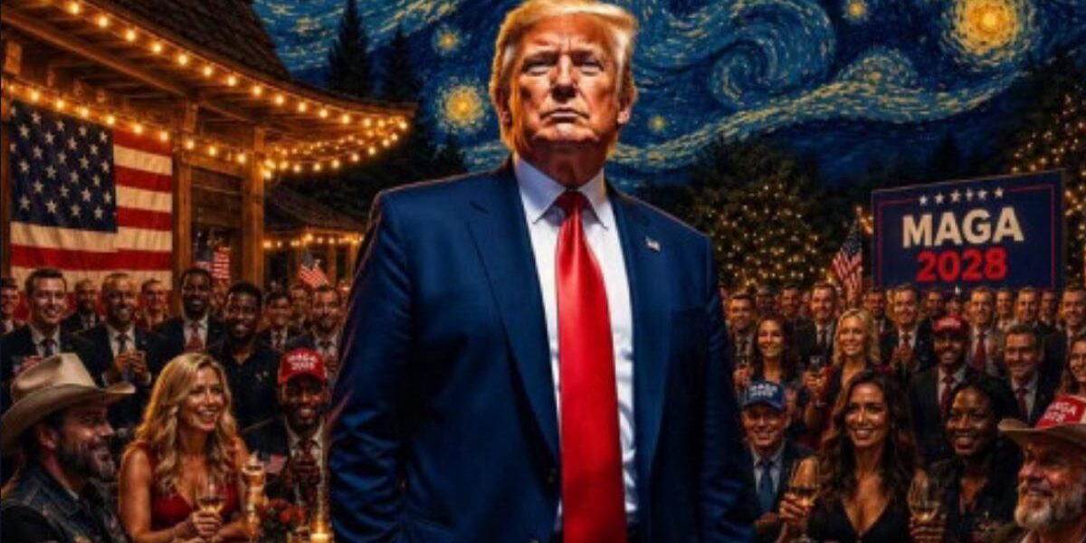 Trump Shares Van Gogh-Inspired Meme on Truth Social Trump Shares Van Gogh-Inspired Meme on Truth Social