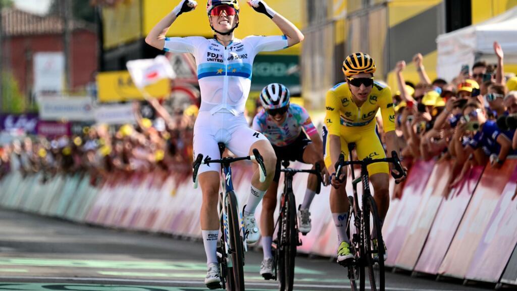 Vollering Triumphs in Stage 5, Reusser Maintains Tour de France Femmes Lead Vollering Triumphs in Stage 5, Reusser Maintains Tour de France Femmes Lead
