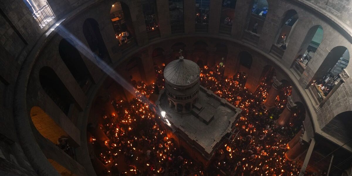 Unprecedented Night Sheltered Inside Jerusalem’s Church of the Holy Sepulcher Unprecedented Night Sheltered Inside Jerusalem’s Church of the Holy Sepulcher
