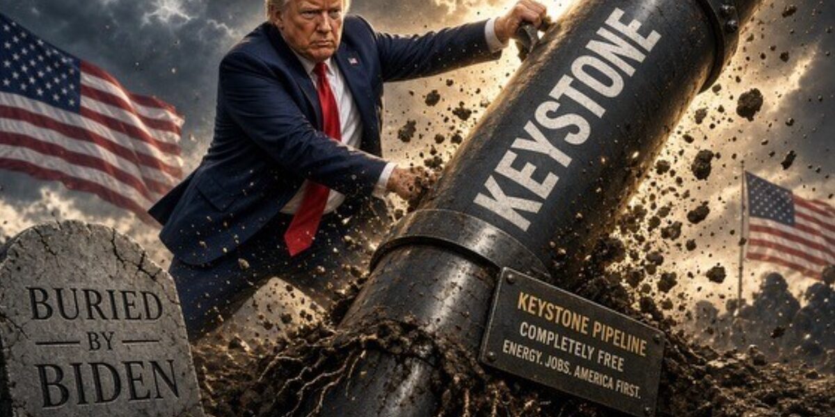 Trump Signals Potential Revival of Keystone XL Pipeline in Social Media Post Trump Signals Potential Revival of Keystone XL Pipeline in Social Media Post