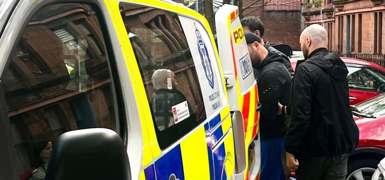 Glasgow Police Arrest Man Following Racist Traffic Cone Assault