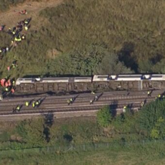 Eleven Injured as Train Derails in East Sussex, Major Incident Declared Eleven Injured as Train Derails in East Sussex, Major Incident Declared