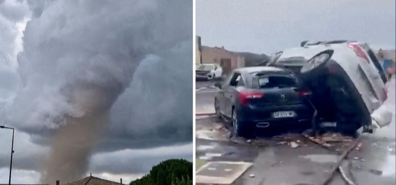 Tornado Strikes Southern France, Leaving Over 40 Injured and Homes Destroyed