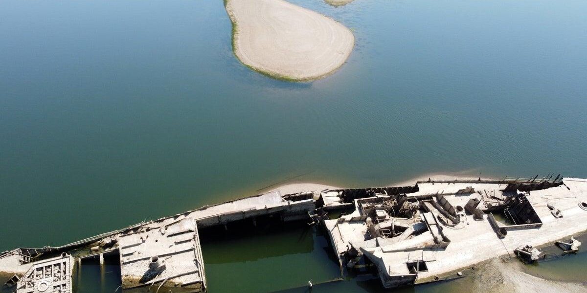 Historic WWII Nazi Ships Resurface as Danube River Dries Up Historic WWII Nazi Ships Resurface as Danube River Dries Up