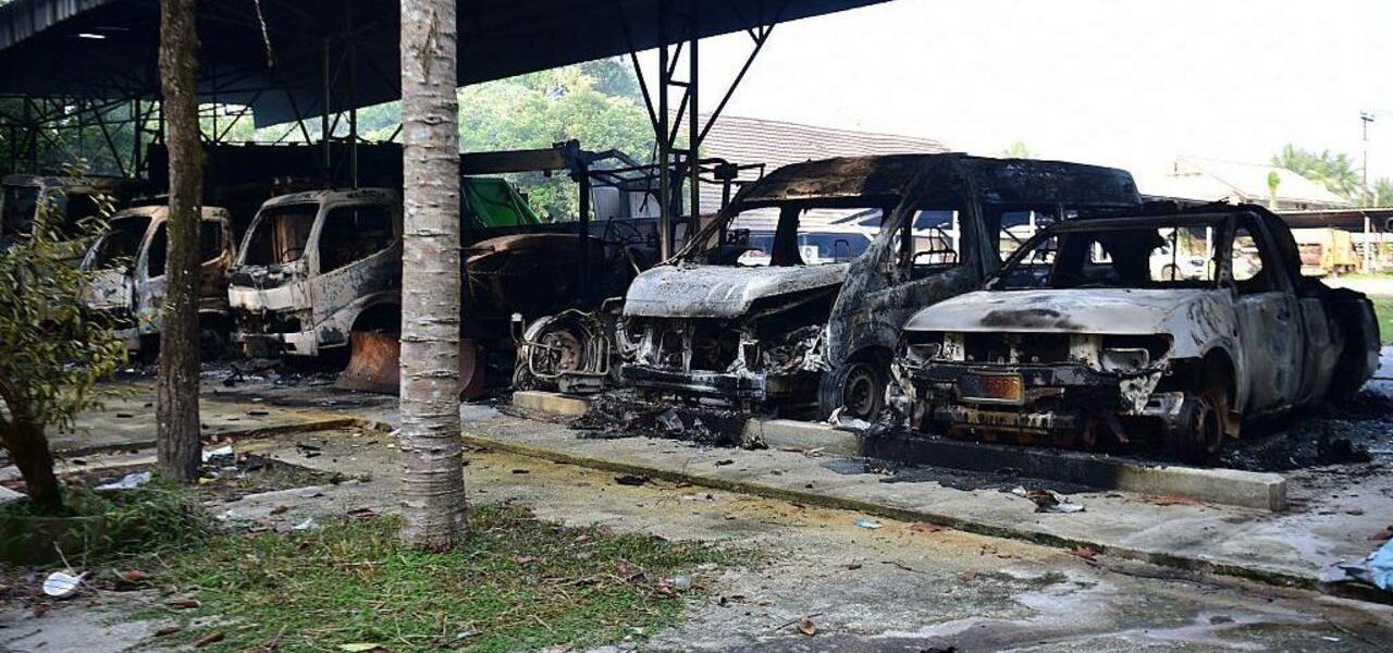 Dozens of Coordinated Arson Attacks Strike Southern Thailand Dozens of Coordinated Arson Attacks Strike Southern Thailand