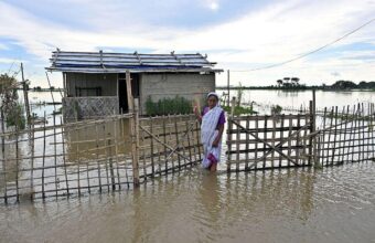 Elderly Survivor’s Daring Escape from Assam Floods on Banana Raft Elderly Survivor’s Daring Escape from Assam Floods on Banana Raft