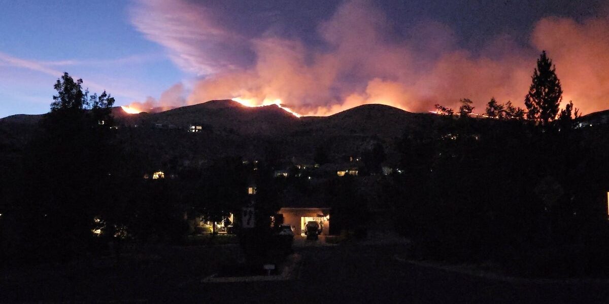 Human-Caused Wildfire Forces 90,000 Nevadans to Evacuate Human-Caused Wildfire Forces 90,000 Nevadans to Evacuate