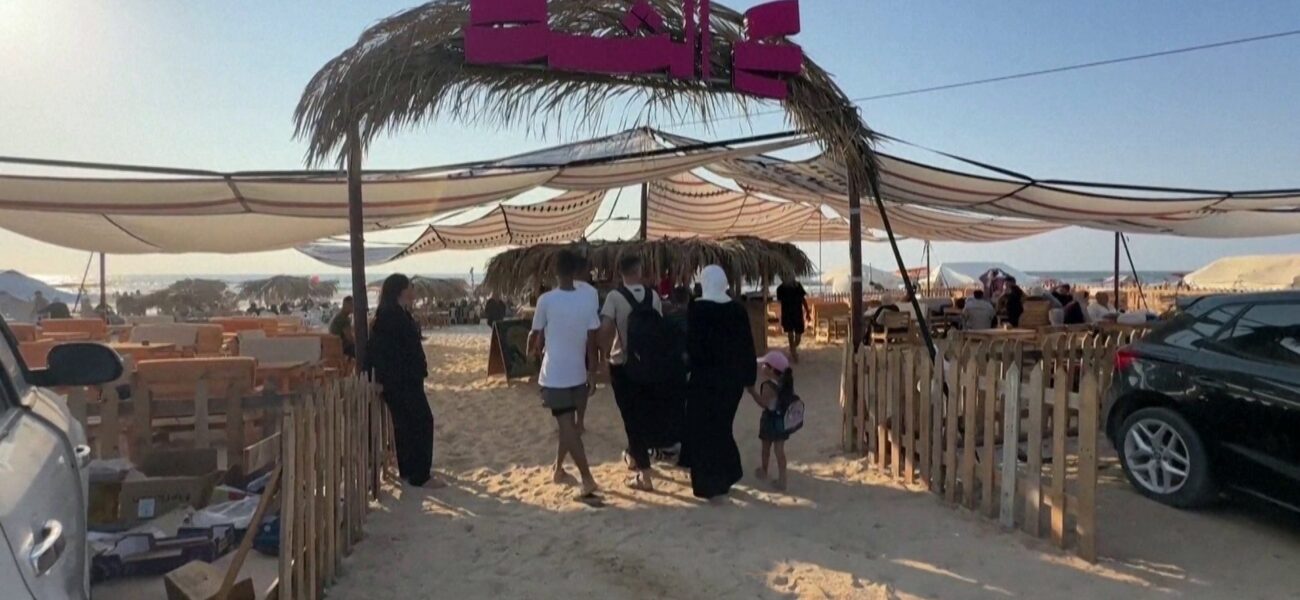Gaza Beach Cafe Opens Amid Hopes of Revival Gaza Beach Cafe Opens Amid Hopes of Revival