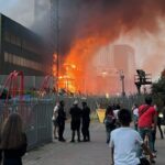 Major Fire Engulfs London Recycling Centre; Over 100 Firefighters Respond Major Fire Engulfs London Recycling Centre; Over 100 Firefighters Respond