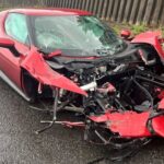 Ferrari 296 Totaled in Wet Weather: Police Caution Drivers
