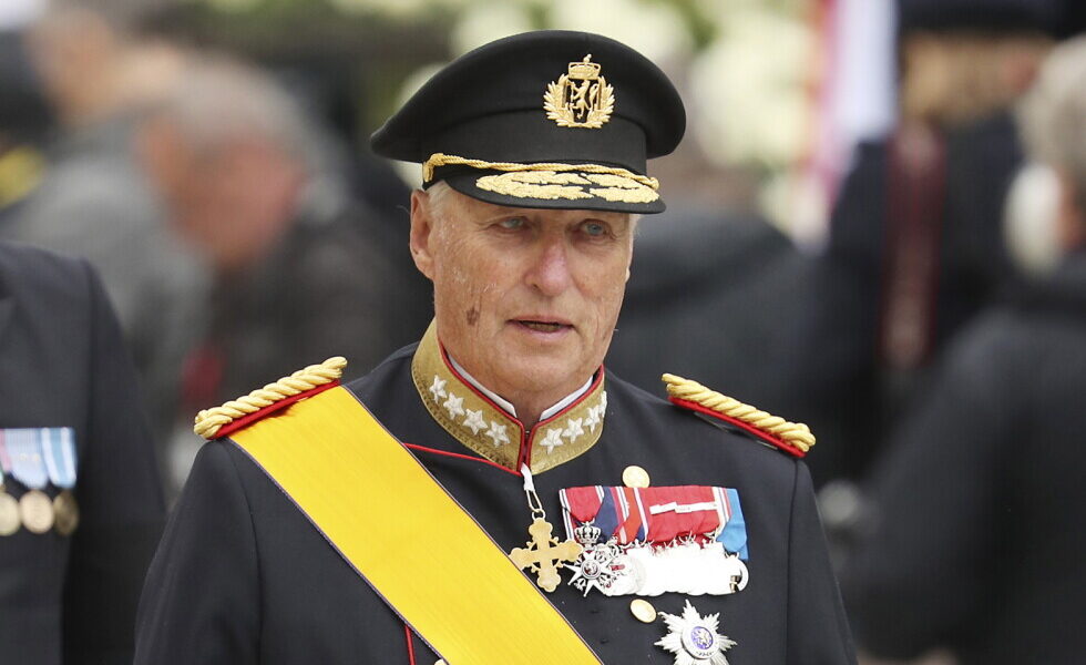 Queen Mette-Marit Participates in Procession for Late King Harald V Queen Mette-Marit Participates in Procession for Late King Harald V