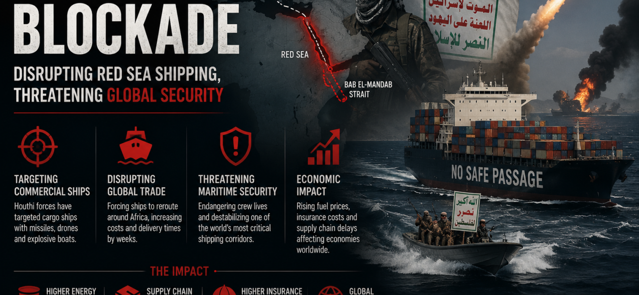 How the Houthi blockade of Saudi Arabia